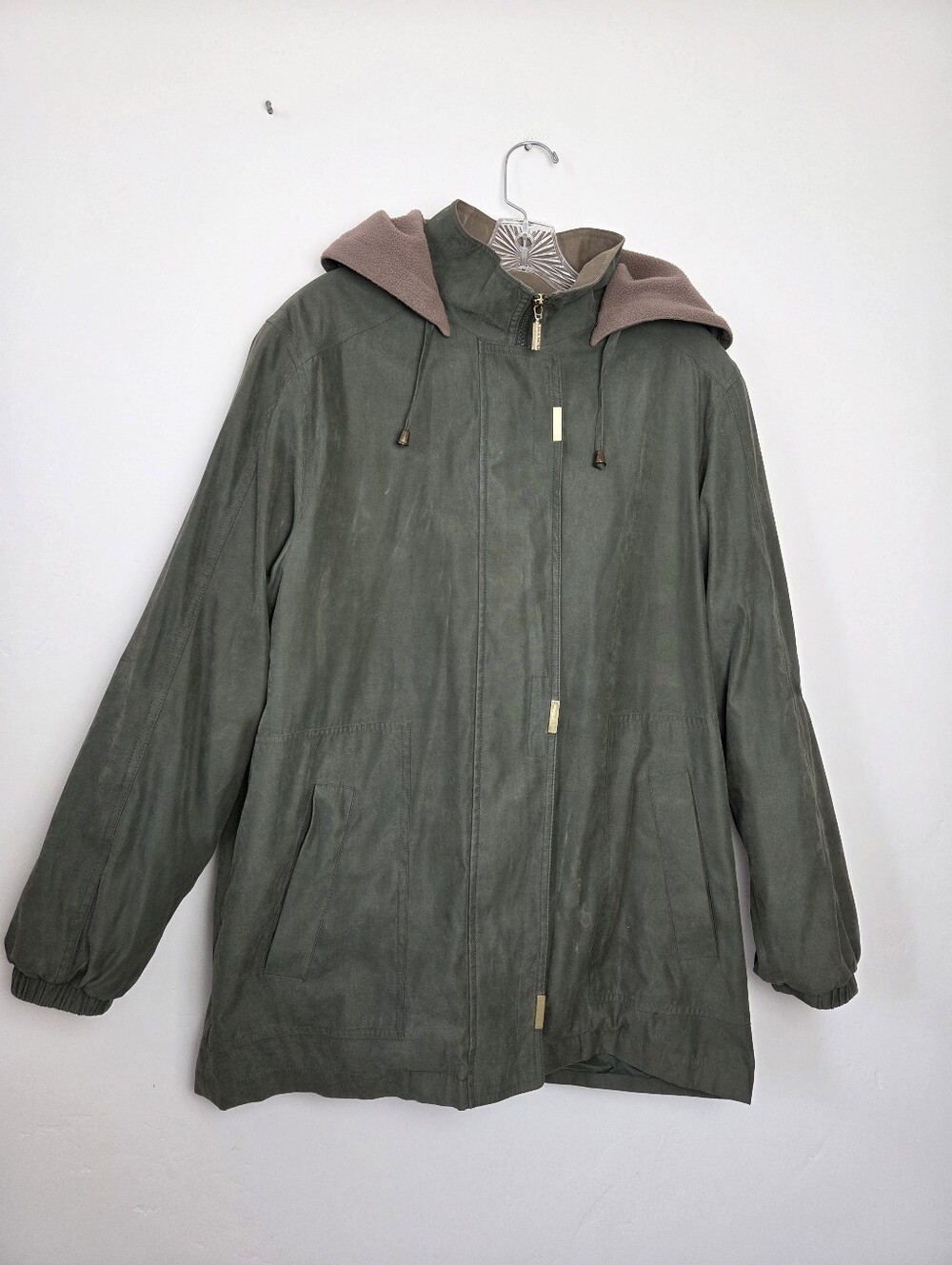 Braetan Women's Chore Coat Water Resistant Green Brown Farm Barn Ranch Medium